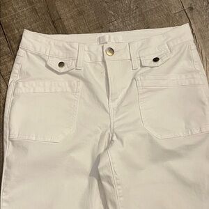 1822 Denim White Ankle & Cropped Jeans